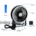 Cillbi Battery Operated Desk Fan with Mini USB 3 Speeds Rechargeable Personal fan for Home Office and Travel  4.5-Inch  Black - B07C7G2BLJ